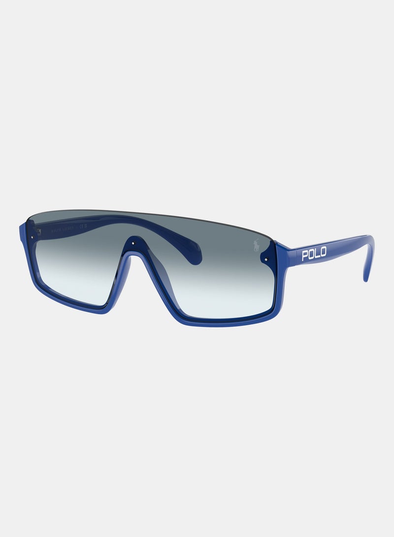 POLO RALPH LAUREN Semi-Rimless Shield Sunglasses 4211U 596219 - Image 2